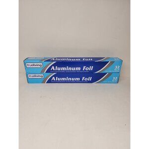 Trueliving Aluminum Foil 2 Pack 32 SQ Ft X 11.8" *FREE SHIPPING*